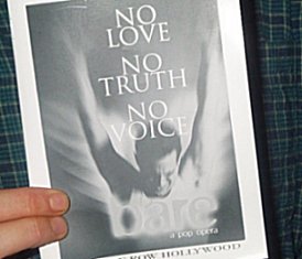 No Love No Truth No Voice is on bare's program