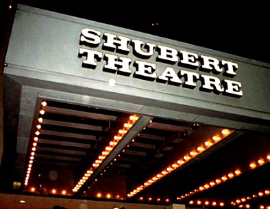 The marquee of the Schubert Theatre