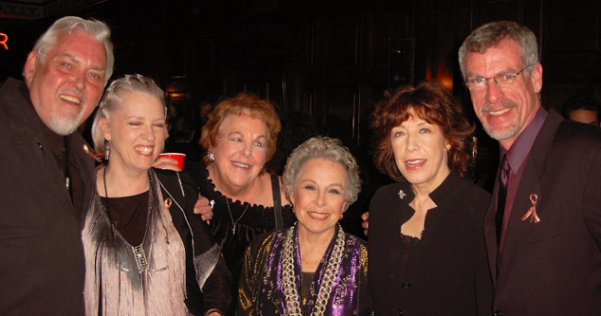 Jim Brochu, Marie Cain, actress Mary Jo Catlett, Marge Champion, Lily Tomlin, Steve Schalchin