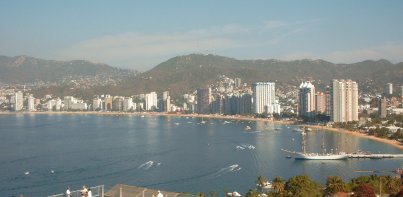 Acapulco bay.