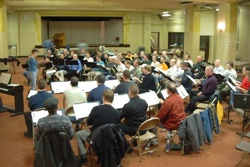 Indianapolis Gay Men's Chorus rehearsing.