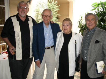Jim Brochu, Alan & Marilyn Bergman, Jay Morgenstern.