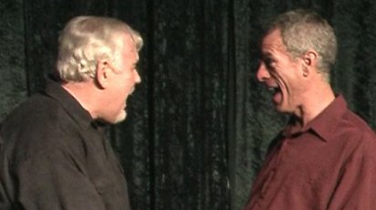 Jim Brochu, Steve Schalchlin in The Big Voice: God or Merman?