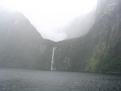 A valley in the sky in Milford Sound.