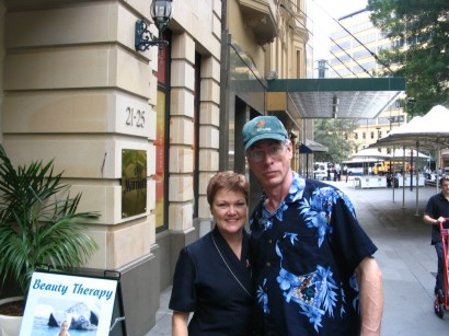 Steve and Ruth in Sydney