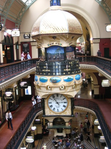 Big clock in Victoria Station, Sydney Australia